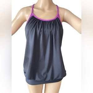 Black Lululemon Tank Top With Built-In Bra